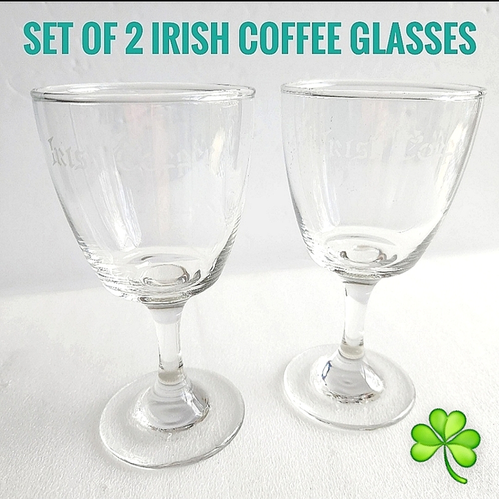 Set of 2 Irish Coffee Glasses